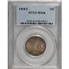 Image 1 : 1894-S 25C MS64 PCGS