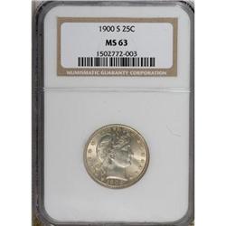 1900-S 25C MS63 NGC