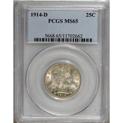 1914-D 25C MS65 PCGS