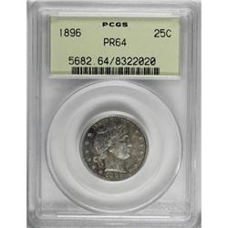 1896 25C PR64 PCGS