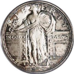 1917-D 25C Type One MS66 Full Head PCGS