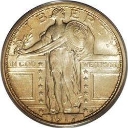 1917-D 25C Type One MS66 Full Head PCGS