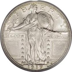 1917-S 25C Type One MS65 Full Head PCGS