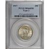 Image 1 : 1917 25C Type Two MS66 Full Head PCGS
