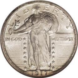 1917-S 25C Type Two MS66 NGC