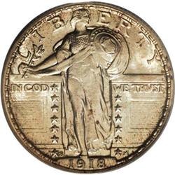 1918-S 25C MS64 Full Head PCGS