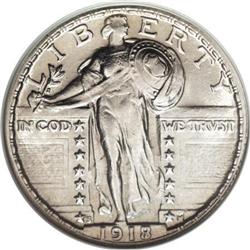 1918/7-S 25C AU58 NGC