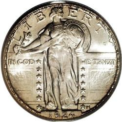 1924-D 25C MS66 Full Head PCGS