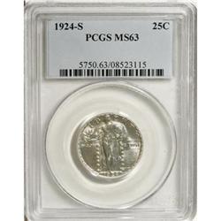 1924-S 25C MS63 PCGS