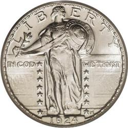 1924-S 25C MS64 Full Head PCGS