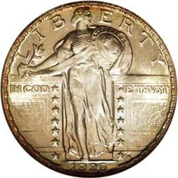 1925 25C MS66 Full Head NGC