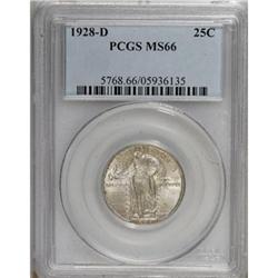 1928-D 25C MS66 PCGS