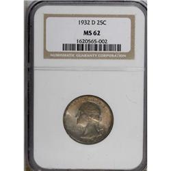 1932-D 25C MS62 NGC