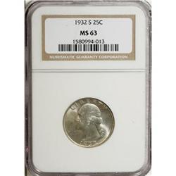 1932-S 25C MS63 NGC