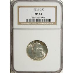 1932-S 25C MS63 NGC