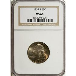 1937-S 25C MS66 NGC