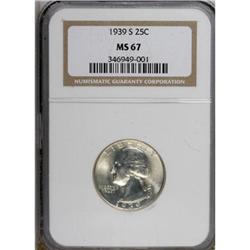 1939-S 25C MS67 NGC