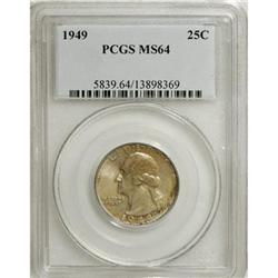1949 25C MS64 PCGS
