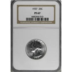 1937 25C PR67 NGC