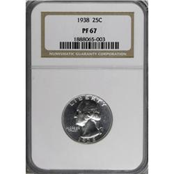 1938 25C PR67 NGC