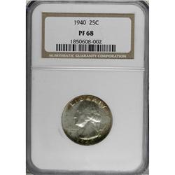 1940 25C PR68 NGC