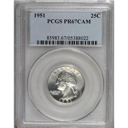 1951 25C PR67 Cameo PCGS