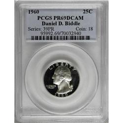 1960 25C PR69 Deep Cameo PCGS