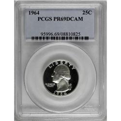 1964 25C PR69 Deep Cameo PCGS