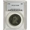 Image 1 : 1795 50C 2 Leaves VG8 PCGS O-116