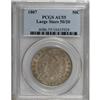 Image 3 : 1807 50C Large Stars, 50 Over 20 AU55 PCGS