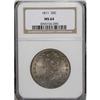 Image 3 : 1811 50C Small 8 MS64 NGC O-109
