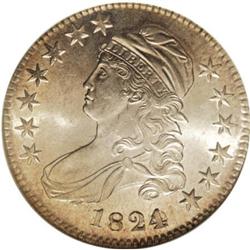 1824 50C MS62 NGC O-103