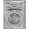 Image 3 : 1830 50C Small 0 MS64 PCGS O-103