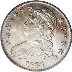 1831 50C MS64 PCGS O-103