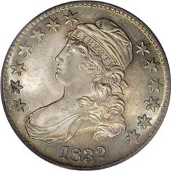 1832 50C Small Letters MS64 PCGS