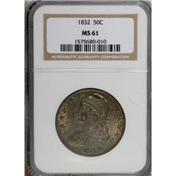 1832 50C Large Letters MS61 NGC O-101a