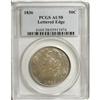 Image 1 : 1836 50C Lettered Edge AU58 PCGS