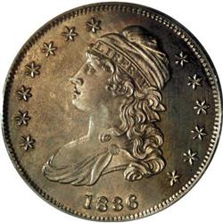 1836 50C Lettered Edge PR63 PCGS