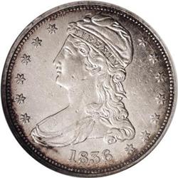 1836 50C Reeded Edge XF45 NGC