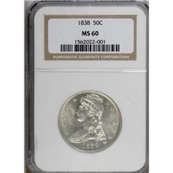 1838 50C MS60 NGC