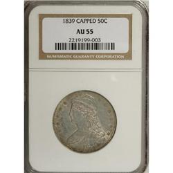 1839 50C AU55 NGC