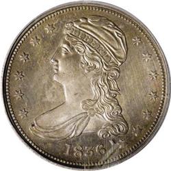 1836 50C Reeded Edge PR63 PCGS
