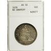 Image 1 : 1839 50C No Drapery AU50 ANACS