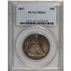 Image 3 : 1867 50C MS64 PCGS
