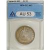 Image 3 : 1874-CC 50C Arrows AU53 ANACS