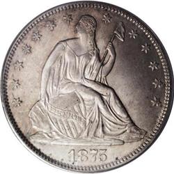 1875-S 50C MS65 PCGS