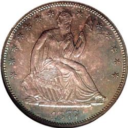 1877-S 50C MS66 NGC