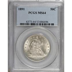 1891 50C MS64 PCGS