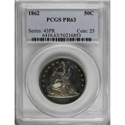 1862 50C PR63 PCGS