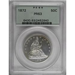 1872 50C PR63 PCGS